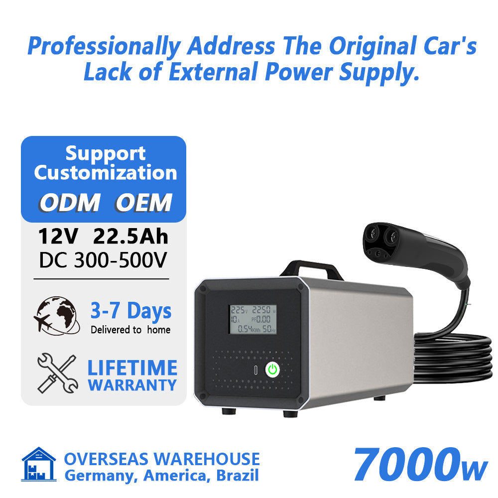 CUTIM EV Vehicle-to-Load (V2L) Discharger Performance & Compatible EVs|7KW For Tesla Model Y
