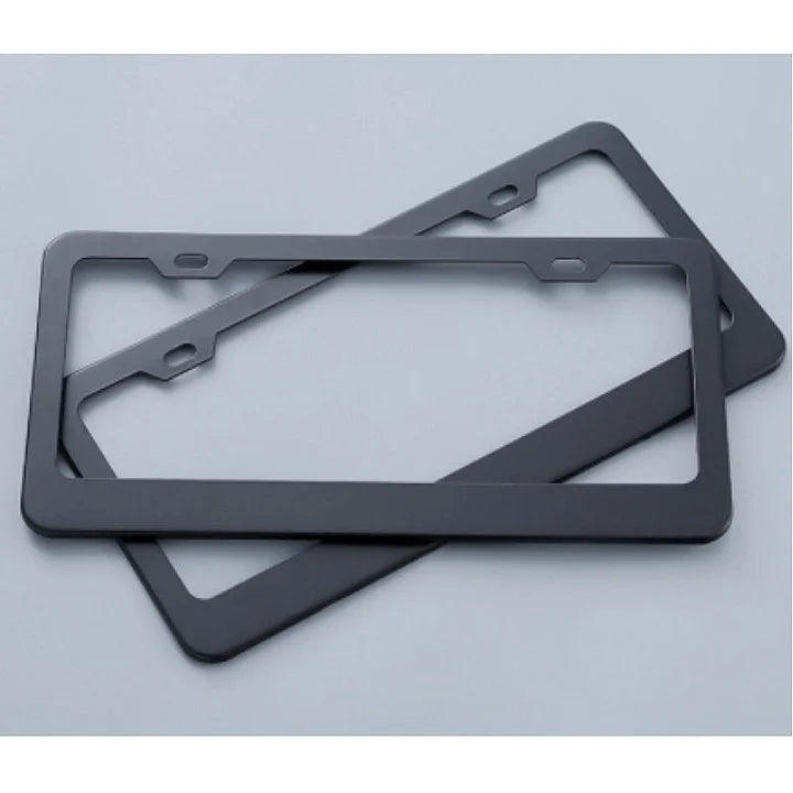 CUTIM Black License Plate Frame for Tesla (2pcs)