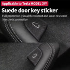 CUTIM Upgraded Tesla Model 3/Y Door Open Button Stickers & Model 3 Window Lift Button Covers