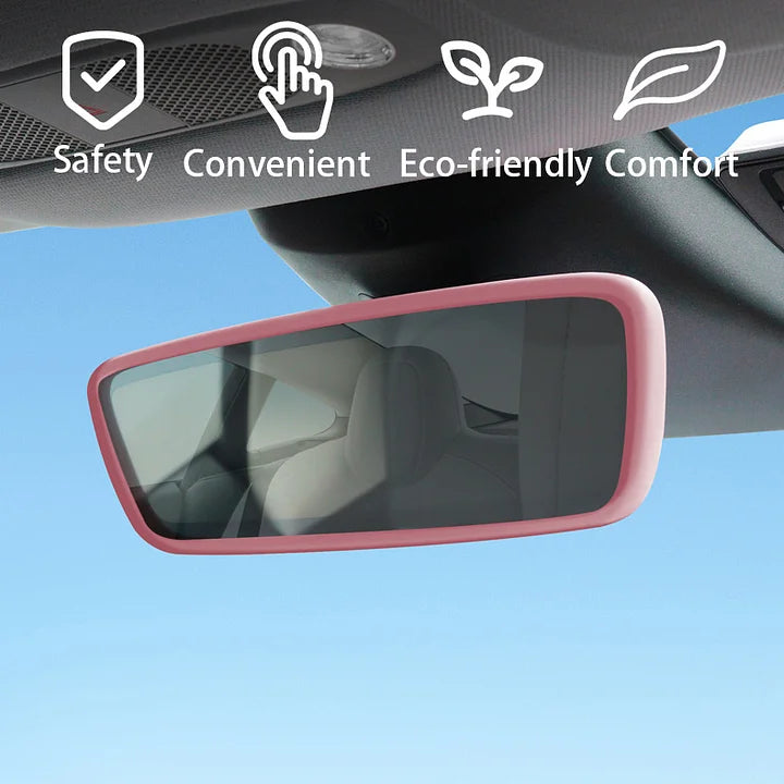 CUTIM Rear View Mirror Protector Frame For Tesla Model 3/Y