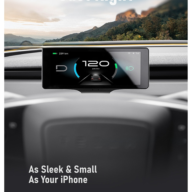 7-Inch CarPlay Dashboard Display Screen for Tesla Model 3 (2017-2025)