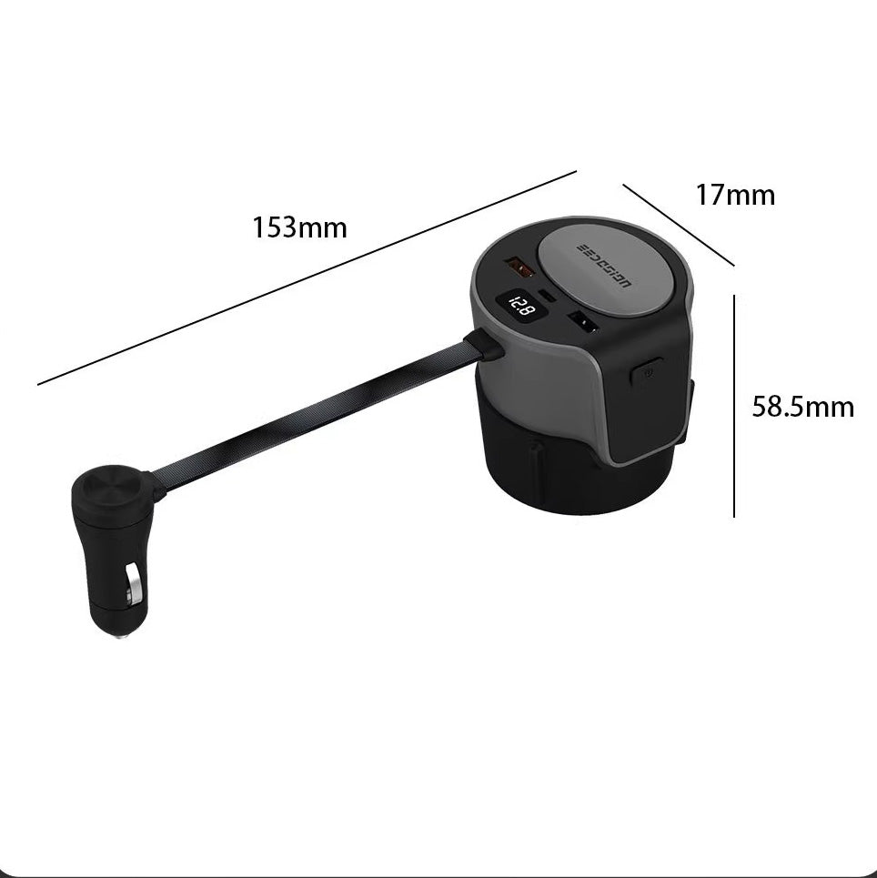 CUTIM Cigarette Lighter hub adapter for Tesla Model 3/Y 2021-2026