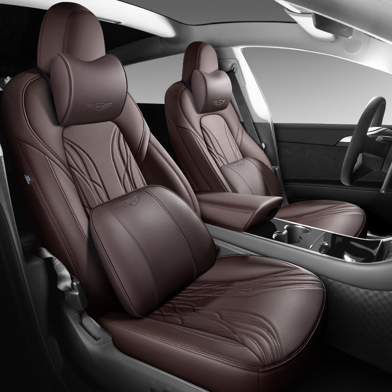 CUTIM Tesla Model 3 Y Full-Cover Seat Covers for All Seasons