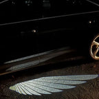 CUTIM Model 3 Highland & New Model Y Angel Wings Rearview Mirror Welcome Light
