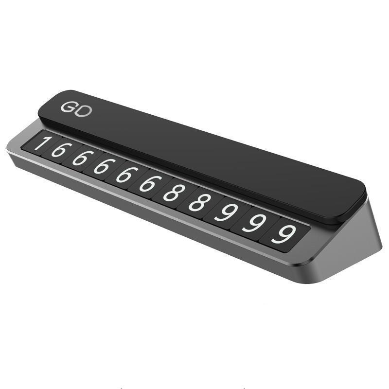 CUTIM Temporary Parking Plate Phone Holder for Tesla Model 3/Y/X/S