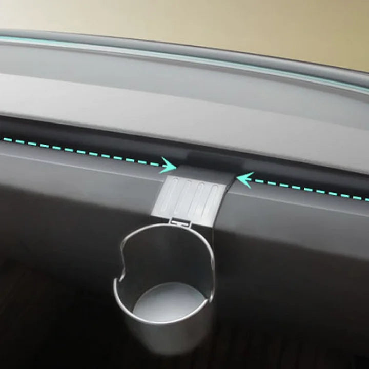 CUTIM Dashboard Left Cup Holder for Tesla Model 3/Y