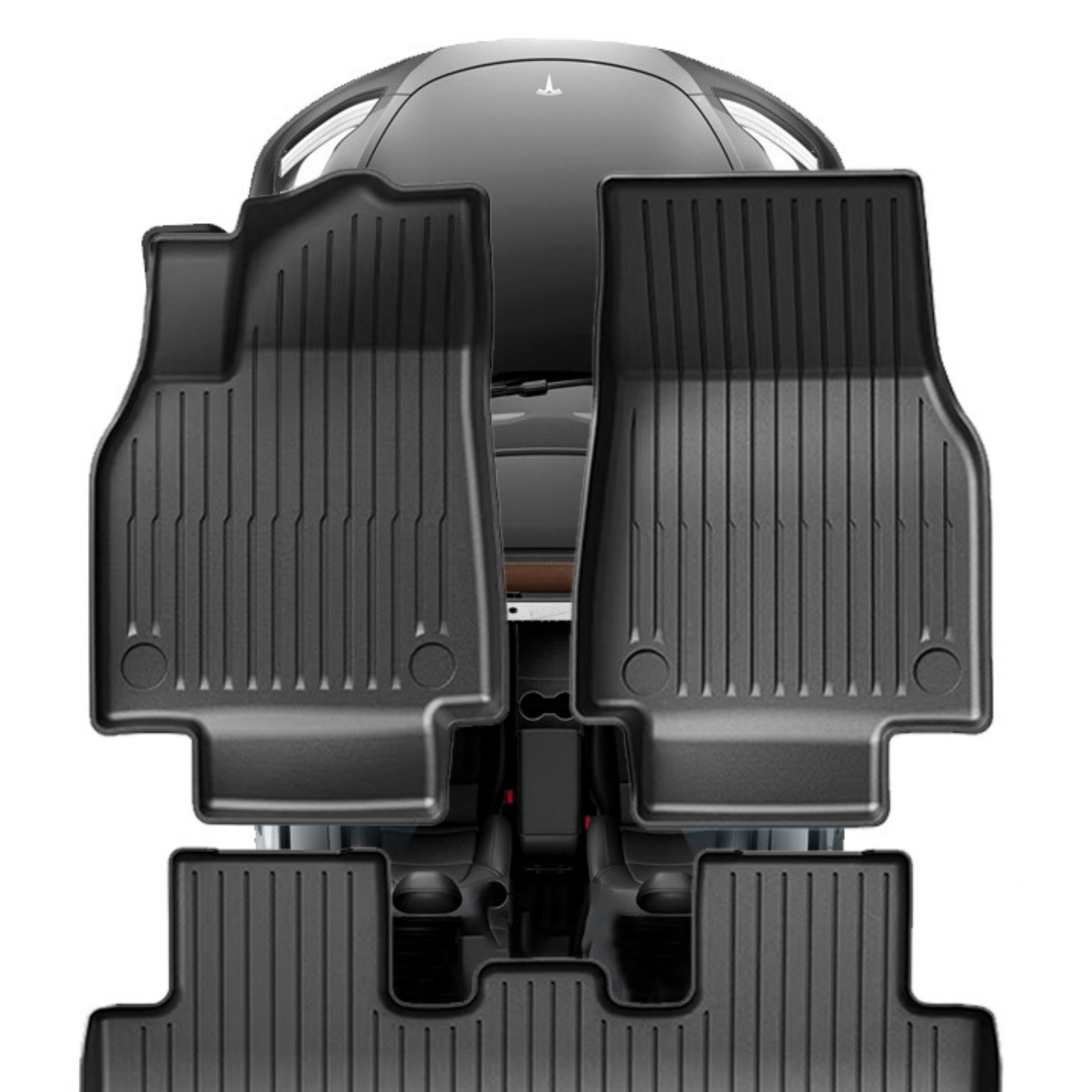 Tesla Model Y Juniper All-Weather Floor Mats – 3D TPE Interior Protection