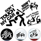 CUTIM Don't touch my car Reflective car decal