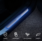 CUTIM LED Colorful Lights illuminated Door Sills for Tesla Model Y/3/S/X