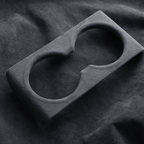 Rear Water Cup Holder Cover Trim – Alcantara Suede for Tesla Model 3 Highland & Model Y Juniper