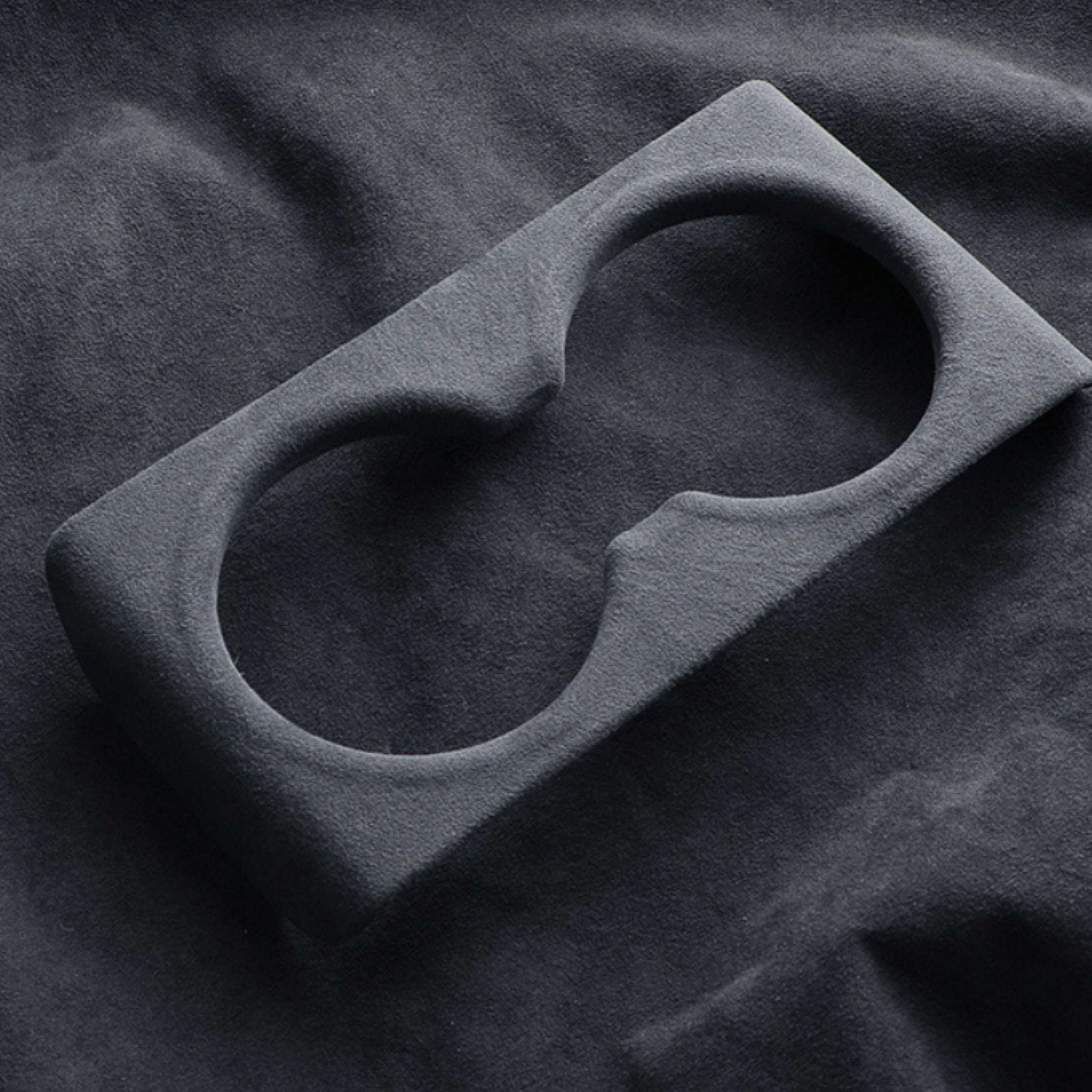 Rear Water Cup Holder Cover Trim – Alcantara Suede for Tesla Model 3 Highland & Model Y Juniper