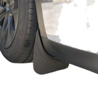 Front hidden mud flap installed on Tesla Model 3 Highland