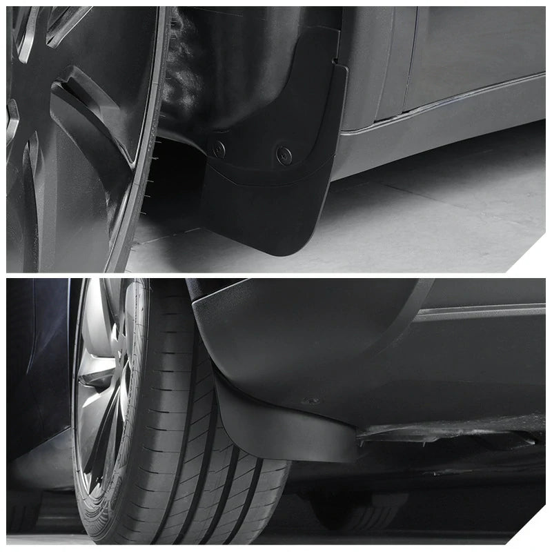Hidden mud flaps installed on Tesla Model Y Juniper