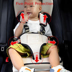 Portable kids car seat cushion for Tesla