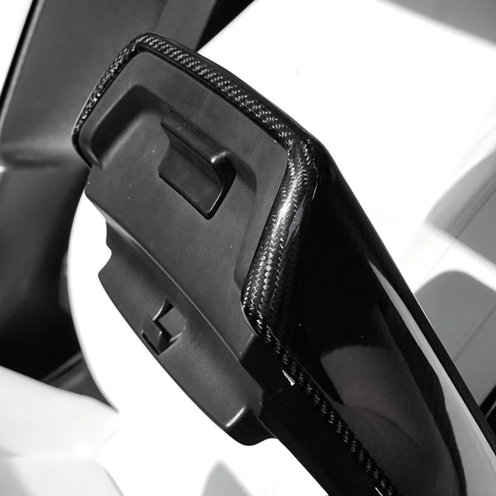 Model Y / 3 Armrest Cover - Dry Carbon Fiber Interior Mods