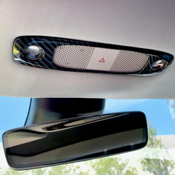 Model 3 / Y Dome Light Cover – Carbon Fiber Interior Mods