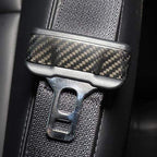 Model 3 / Y Seat Belt Buckle Cover Trim - Carbon Fiber Interior Mods (2PCS)