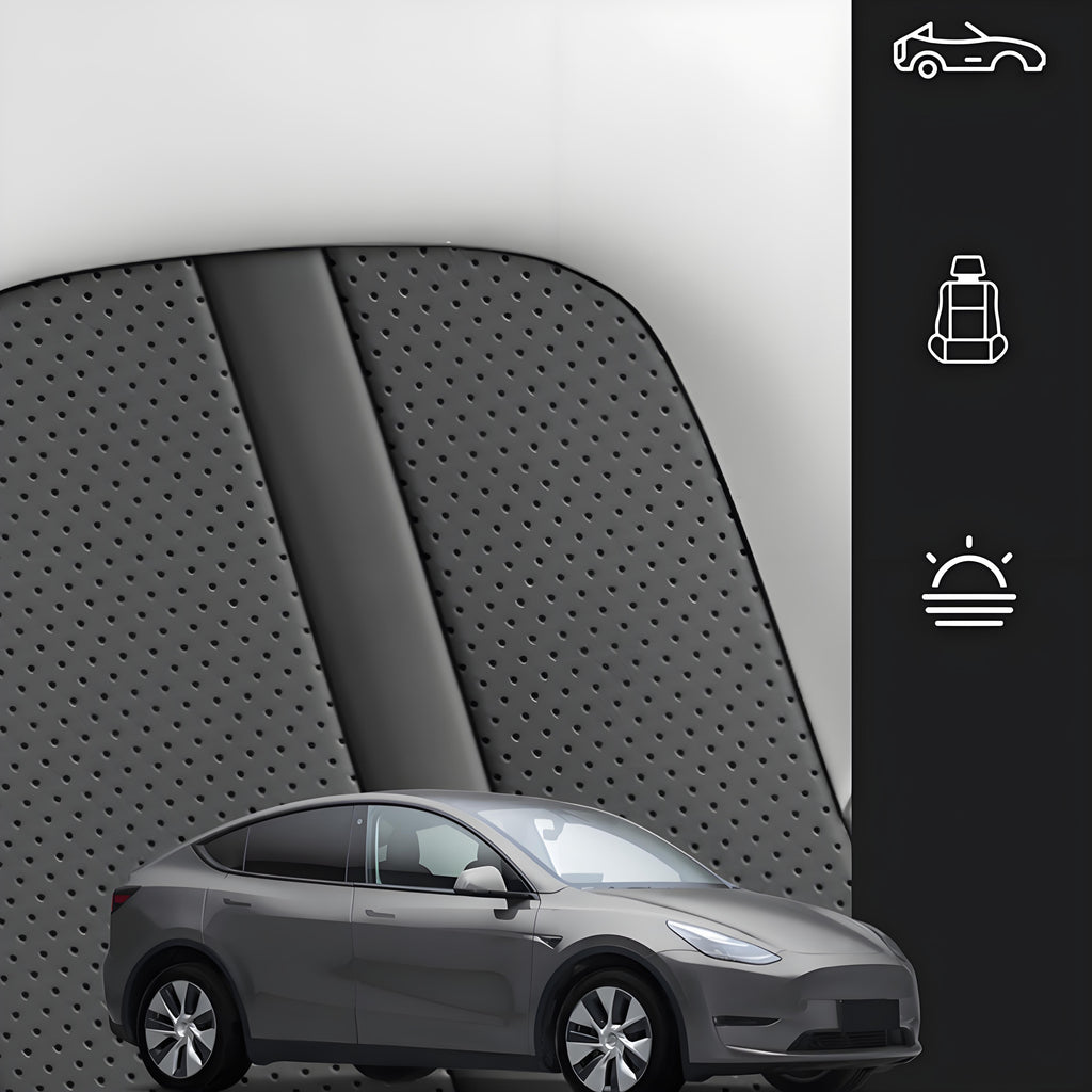 Leather seat covers for Tesla Model Y 2020-2024