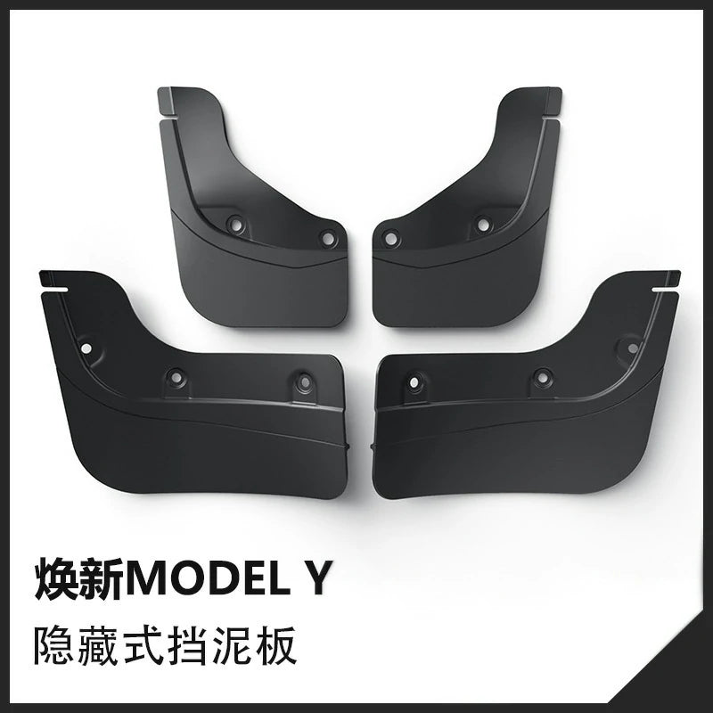 Tesla Model Y Juniper hidden mud flaps