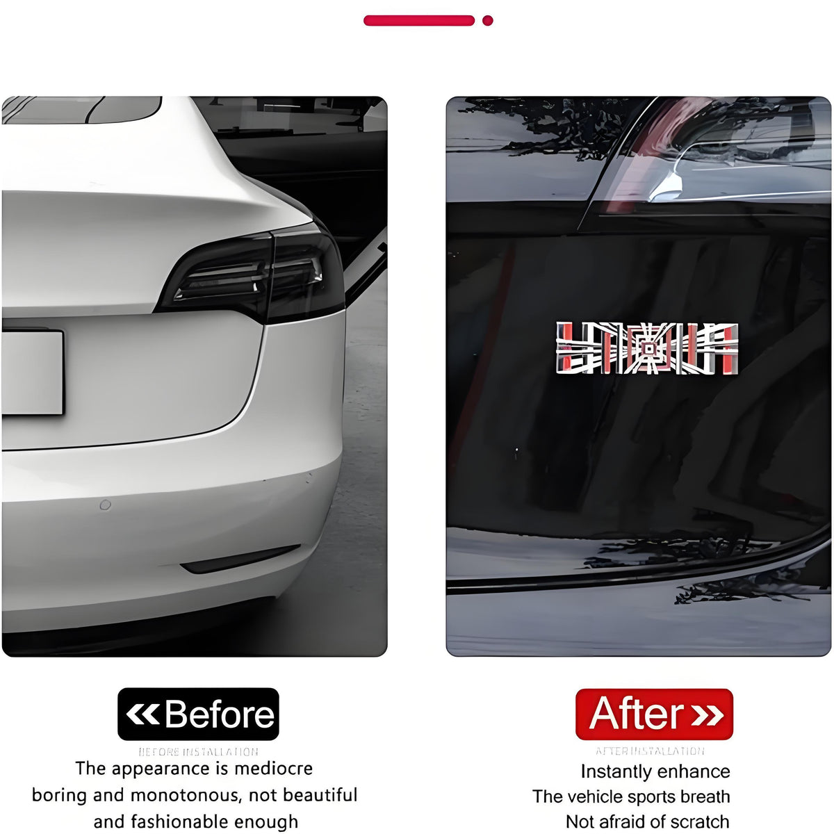 Launch Edition rear emblem for Tesla Model Y Juniper