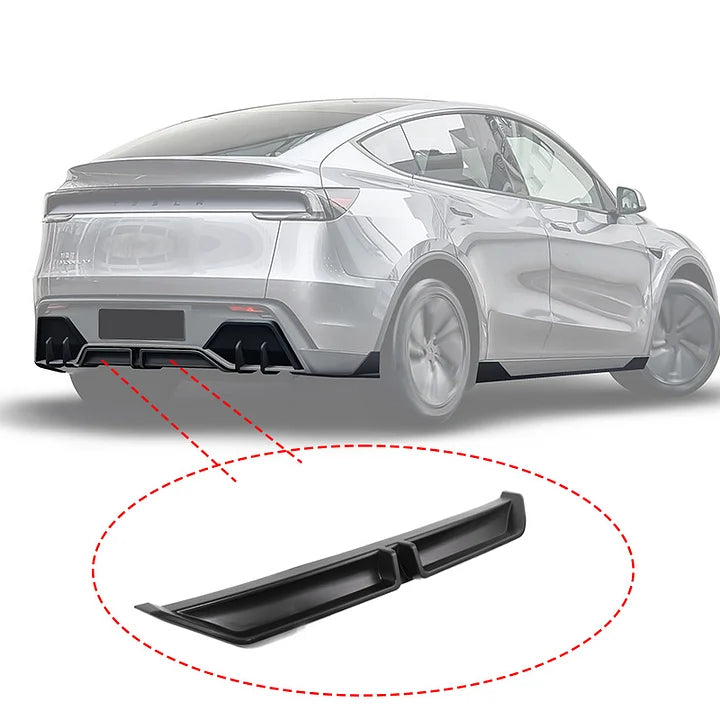 Rear lip spoiler  installed on Tesla Model Y Juniper