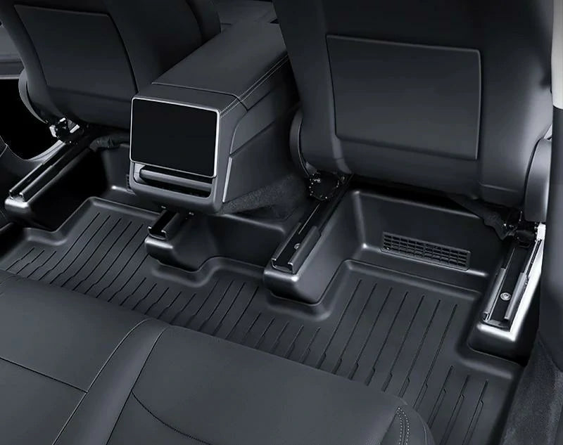 Tesla Model Y Juniper TPE full seat corner protector – angle view 1