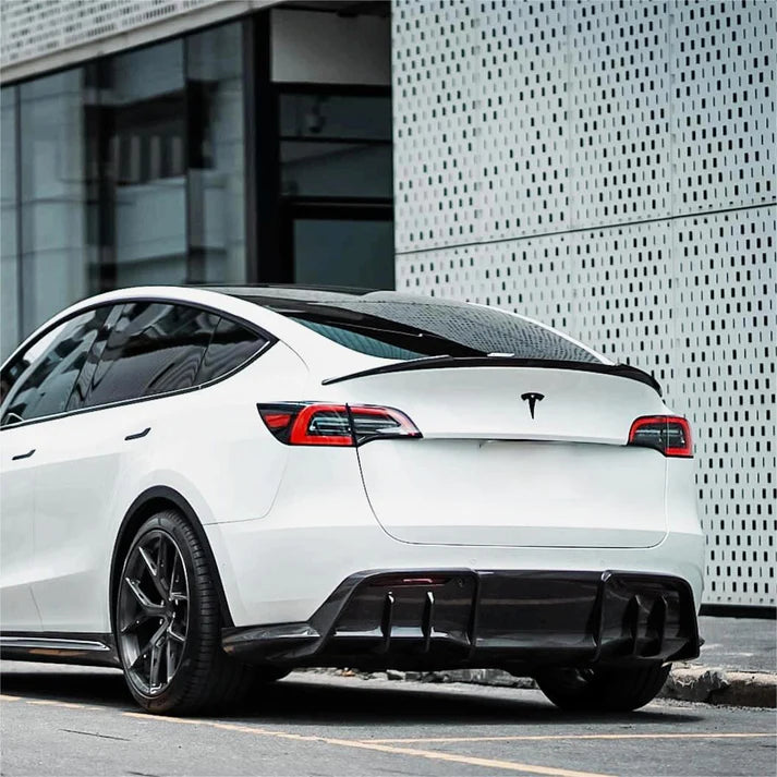 Model Y Carbon Fiber Spoiler Sport Style – Dry Carbon Fiber Exterior Mods