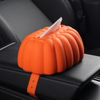 Pumpkin Shaped Silicone Tissue Box for Tesla Model 3 / Y / S / X