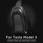 Back Seat Cover for Tesla Model 3 / Y - Real Carbon Fiber Interior Mods
