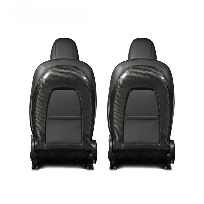 Back Seat Cover for Tesla Model 3 / Y - Real Carbon Fiber Interior Mods