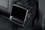 Real Dry Carbon Fiber Rear Screen Trim Frame Overlay for Tesla Model 3 Highland