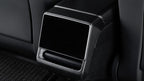 Real Dry Carbon Fiber Rear Screen Trim Frame Overlay for Tesla Model 3 Highland