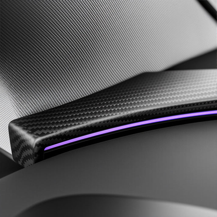 Real Dry Carbon Fiber Dashboard Cover Overlay for Model 3 Highland / Model Y Juniper