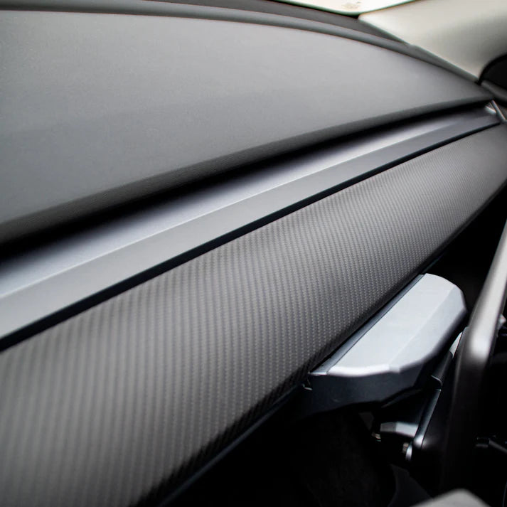 Tesla Model 3 / Y Dashboard Cover - Dry Carbon Fiber Interior Mods