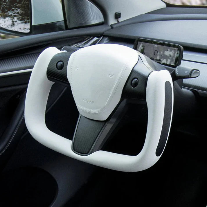Yoke Carbon Fiber Steering Wheel for Tesla Model 3 / Y
