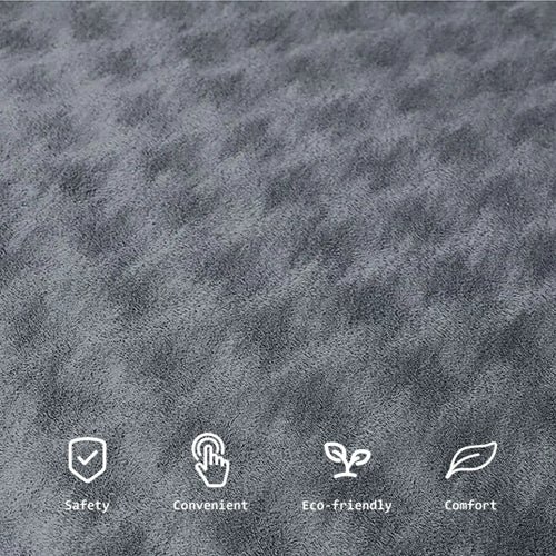 Detail view of Tesla inflatable camping air mattress material