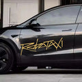 Reflective body decal sticker for Tesla vehicles