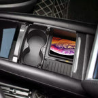 Tesla Model S X center console organizer with wireless charging