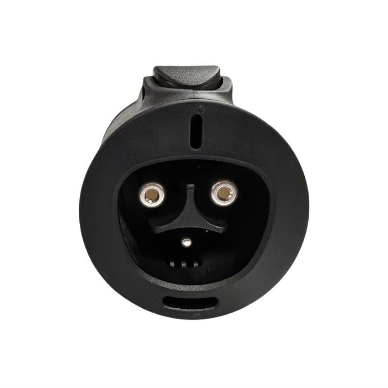 Connector detail of Tesla J1772 charging adapter