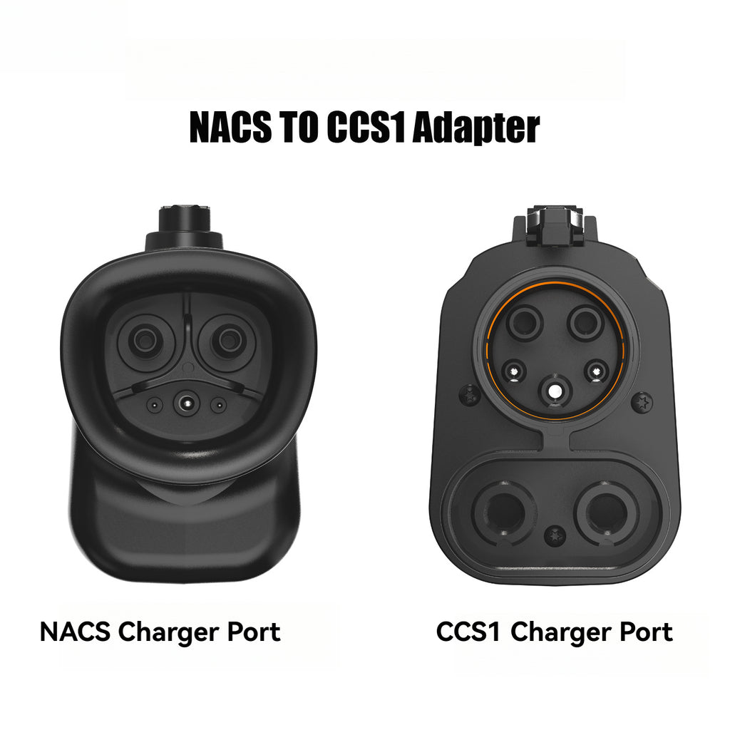 Tesla NACS and CCS1 charging connector types