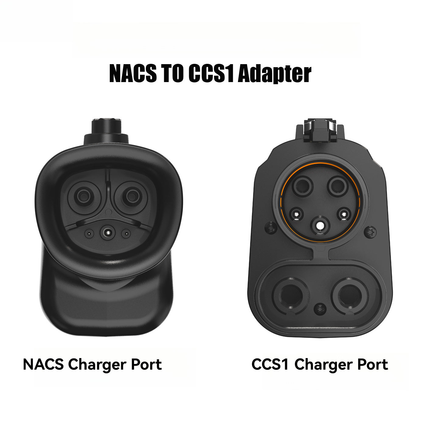 Tesla NACS and CCS1 charging connector types