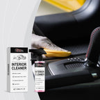 Tesla interior cleaner removing dirt from door panels