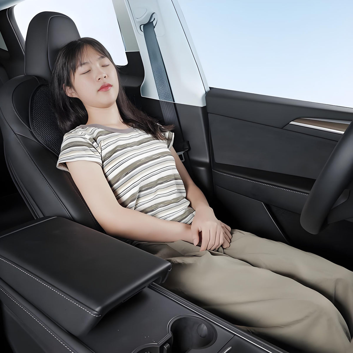 Breathable seat cover for Tesla Model Y Juniper