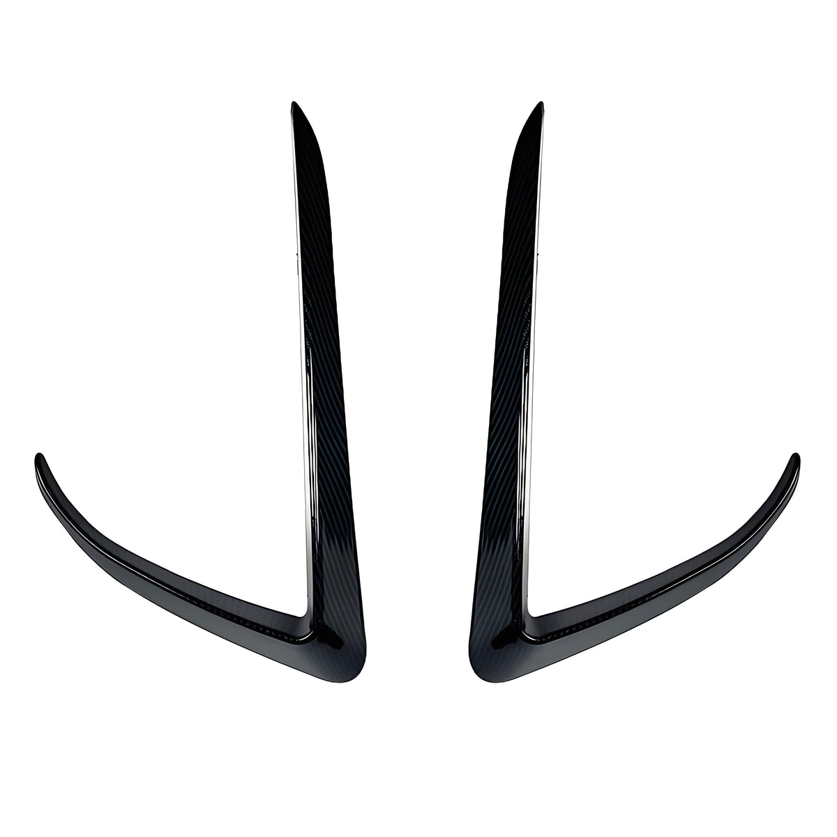 Front bumper side decals for Tesla Model 3 Y S and X
