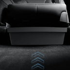 Hidden under seat storage organizer for Tesla