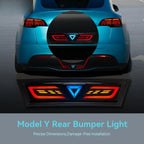 Installing rear bumper LED pilot lights on Tesla Model Y