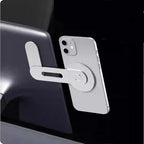 Magnetic phone attachment on Tesla wireless charging mount