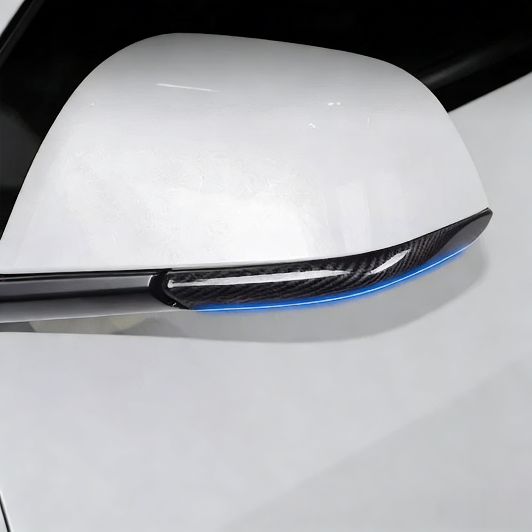 Rearview mirror anti-collision strip for Tesla Model 3 and Model Y