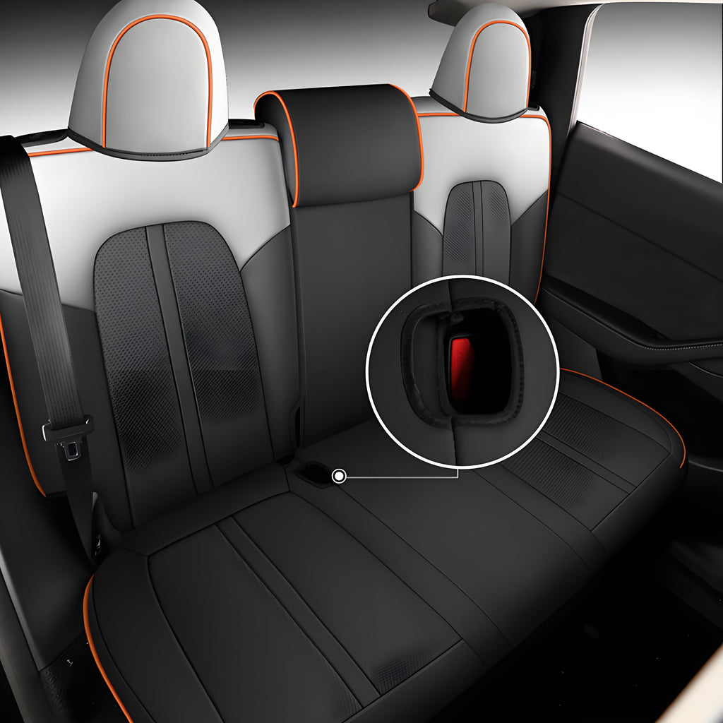 Leather seat covers for Tesla Model Y 2020-2024