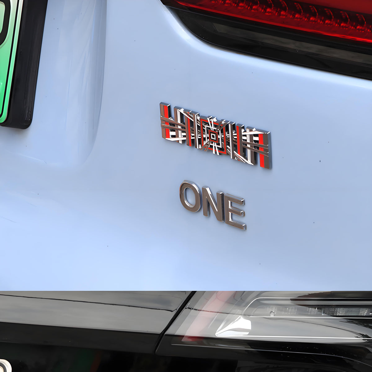 Launch Edition rear emblem for Tesla Model Y Juniper